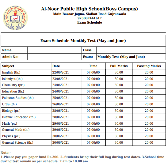 9th Class Date Sheet 2024 - Darci Elonore